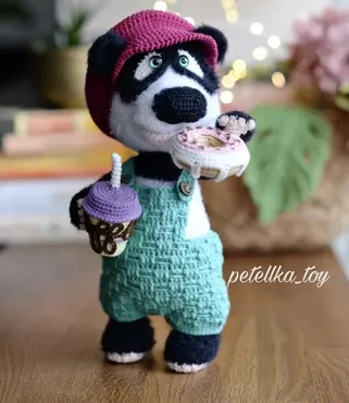 [petellka_toy] Панда Юкки (Татьяна Высоцкая)