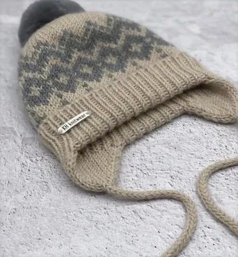 Шапочка с жакардом Codis (knitting_home_anastasia)