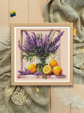 Схема вышивки крестом «Лаванда» (yermakova.cross_stitch)