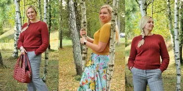 [Вяжи.ру] Топ и джемпер Saffron из тонкой пряжи (Aiste Butkevičienė)