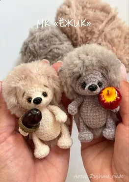 [ag.hand_made] Ёжик (Galina Knittedtoys)