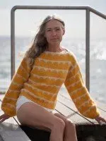 [Вяжи.ру] Жаккардовый пуловер Robinia (Anne Ventzel)