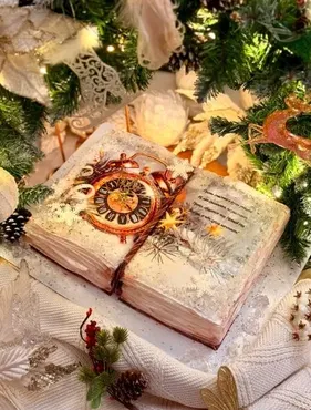 [anastasiya_bakery] Видеоурок «Книга с волшебными часами» (Анастасия Политыкина)