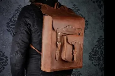 [DieselpunkRo] Кожаный рюкзак The urban backpack