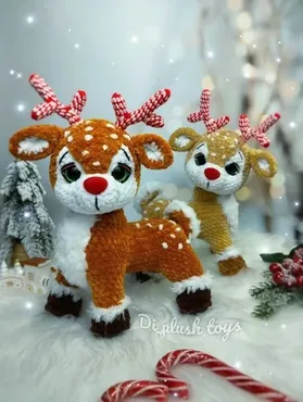 [Di_plush toys] Оленёнок Кенди (Диана Шестопалова)