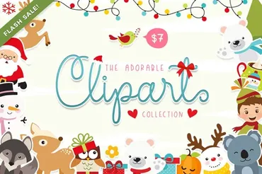 [thehungryjpeg] The Adorable Clipart Collection