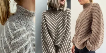 [Вяжи.ру] Стильный пуловер My Herringbone jumper (NORgardknitters)