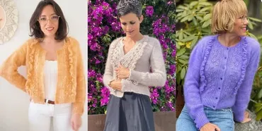 [Вяжи.ру] Кардиган The Frill Cardigan (Nadine Joerg Fauvel)