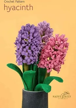 Hyacinth Flower/Гиацинт Цветок (HappyPattyCrochet)