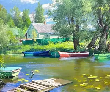 На реке Трубеж (Игорь Сахаров)