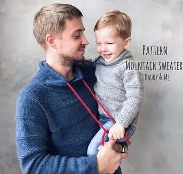 [Вязание] Свитер мужской и детский «Mountain sweater» (bynataliana)