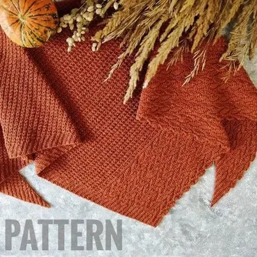 Скандинавский платок крючком (elenabelan_handmade)