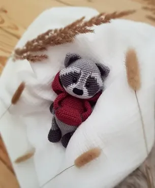 [NeyNeyCrochet] Енот Мо (Agnes)