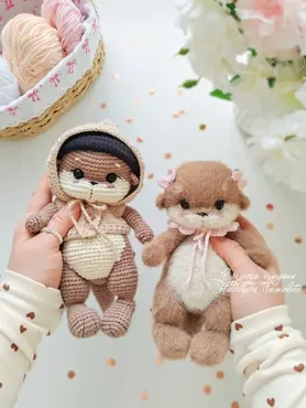 [Baby_toys_nt] Выдрята (Надежда Панкова)