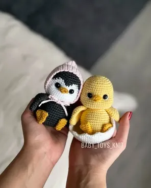 [Baby_toys_knit] Мини клювики (Карина Идиятуллина)