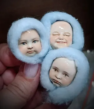 Роспись лица новинки (Елена Есина)