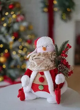 [UlitkaDecor] Снеговик (Ульяна Костецкая)