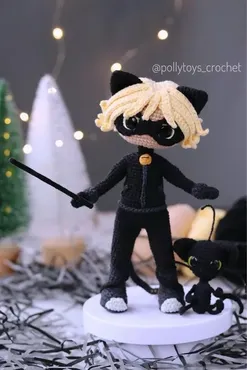 [Pollytoys_crochet] Супер-Кот (Дарья Лобачева)