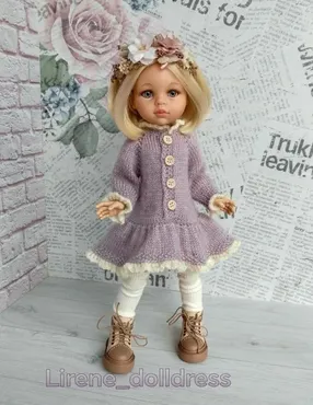 [Lirene's dolls] Платье Аврил для кукол Паола Рейна 32-34 см (Lirene Dolldress)