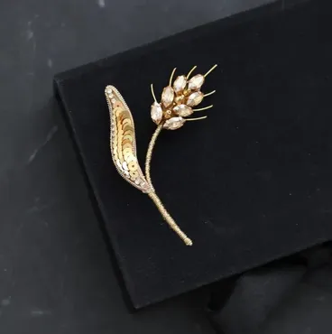 [Christie_jewelry] Брошь Колос (Кристина Тришева)