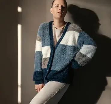[Knitmode] Кардиган Винил карди (Елена Харлап)