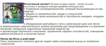 Мастер интуиции (Дмитрий Владимирович)