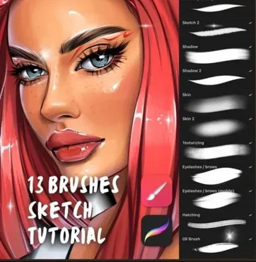 Авторский набор кистей для Procreate и Infinite Painter (Алина Сова)