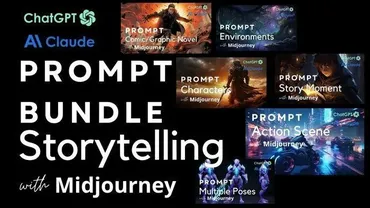 Набор промтов для создания рассказов ChatGPT и Claude для Midjourney (Jenn Mishra)