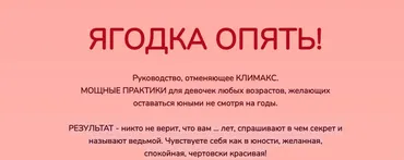 Руководство Ягодка Опять! (Катерина Форма)