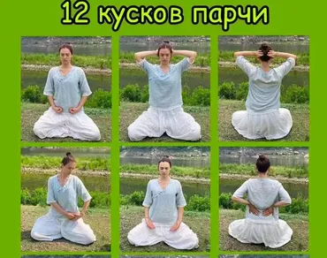 Древний комплекс Цигун 12 Кусков Парчи (Дарья Патока)