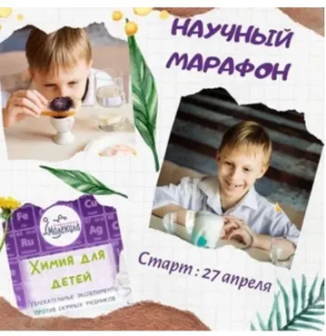 Научный марафон Химия на кухне (dnk.molekula)