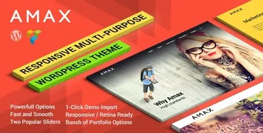 [themeforest] Amax - многоцелевая тема с отличной анимацией
