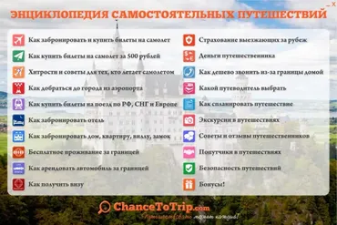 Энциклопедия Самостоятельных путешествий [chancetotrip.com]