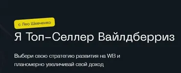 Я топ-селлер вайлдберриз. Тариф Я менеджер (Лео Шевченко)