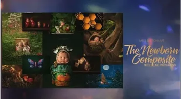 Newborn Composite Workshop. Композитная съемка новорожденных (Meg Bitton)