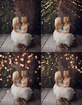 [Kimladesigns.com] Фотоналожения Рождественские фантазии боке / Chrismas Fantasy Bokeh Overlays
