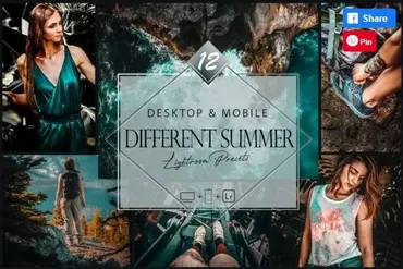 [Creativefabrica] 12 Different Summer Lightroom Presets