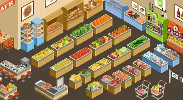 Интерактивная игра Supermarket (Ольга Белькова)