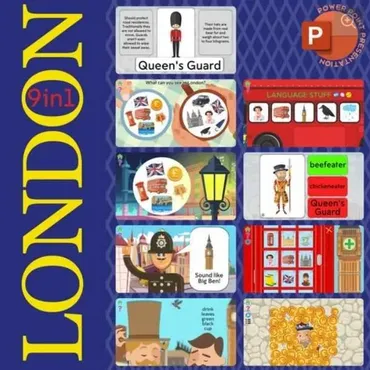 [Language Stuff] London. 9in1 PowerPoint Presentation (Андрей Хрулёв, Женя Плясунова)