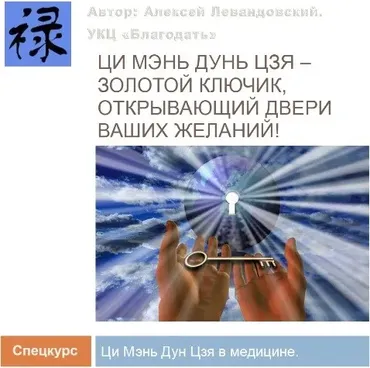 Использование Ци Мэнь в медицине. Транскрибация, 2024 (Алексей Левандовский)