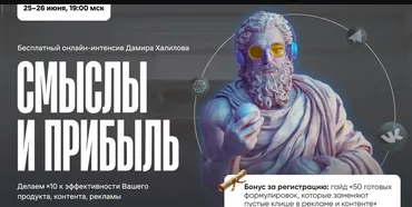 Смыслы и прибыль.Тариф VIP (Дамир Халилов)
