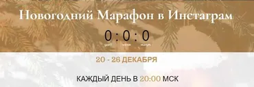 Новогодний Марафон в Инcтаграм (Алина Агида)