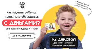Как научить ребенка правильно обращаться с деньгами (Шамиль Ахмадуллин)