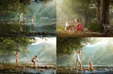 Видео-урок «Дети в лесу»/ Children in the wood (Дмитрий Усанин)