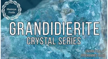 [Maitreya Fields] Грандидиерит Драгоценный Камень. Grandidierite crystal series