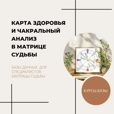 Карта здоровья и чакральный анализ в матрице судьбы (Ксения Дейч)