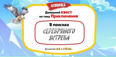 [НИИ Эврика] Домашний Квест «В поисках Серебряного ястреба» для детей 7-12 лет