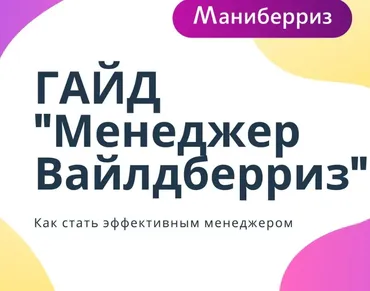 [Маниберриз] Гайд «Менеджер Вайлдберриз» (Анастасия Павлова)