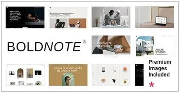 [Themeforest] Boldnote. Тема портфолио для WordPress (Edge-Themes)