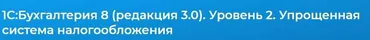 1С:Бухгалтерия 8 (редакция 3.0). Уровень 2. Упрощенная система налогообложения (Людмила Ганжа)
